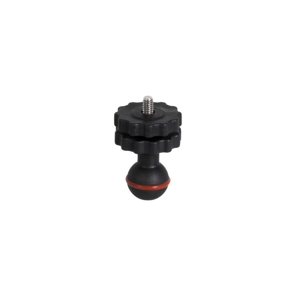  1-Inch Ball Mount with 1/4-20 UNC Male Threaded for Cameras