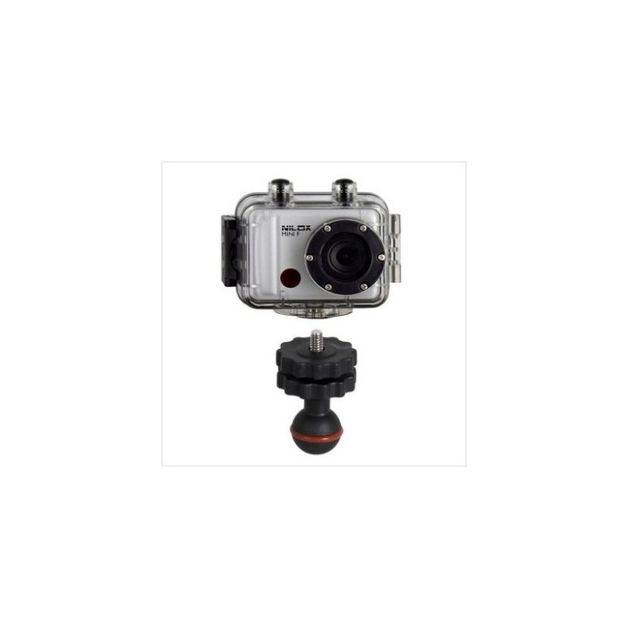  1-Inch Ball Mount with 1/4-20 UNC Male Threaded for Cameras