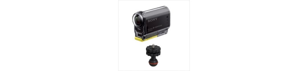  1-Inch Ball Mount with 1/4-20 UNC Male Threaded for Cameras