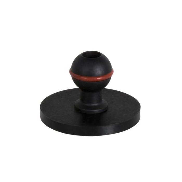 Adhesive Base Round  with 1-Inch Ball