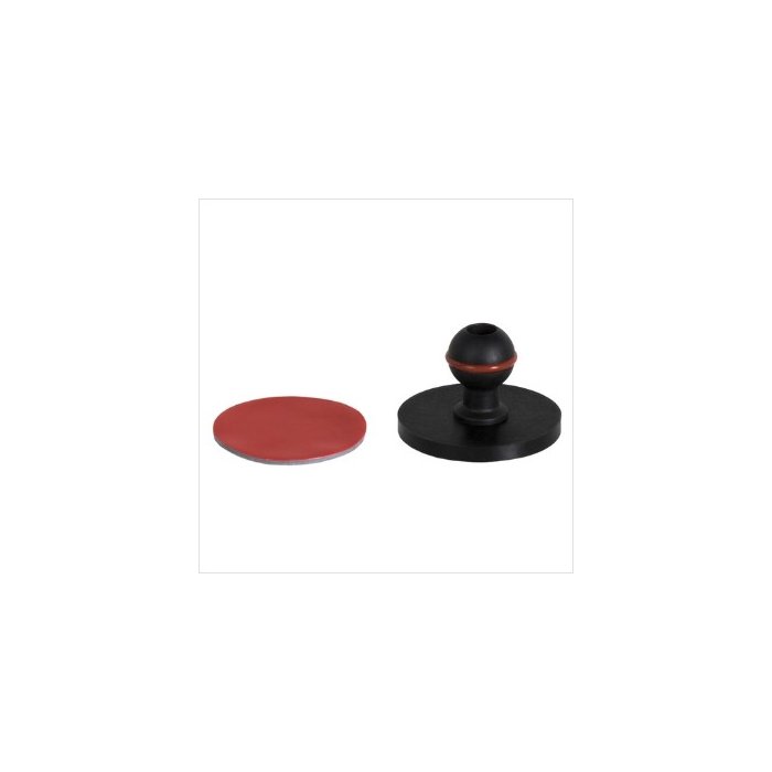Adhesive Base Round  with 1-Inch Ball