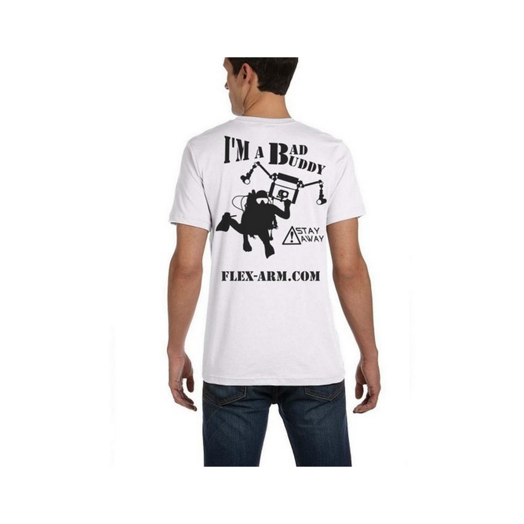 Unisex Cotton T-Shirt FLEX-ARM (I'M A BAD BUDDY)