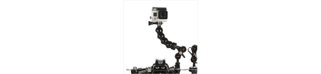 Flex Arm with Action Camera Mount for GoPro and 1-inch Ball Length 50 mm