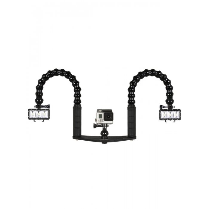 Handle M8 Female Thread with Flex Arm and Action Camera Mount for gopro Length 58 cm