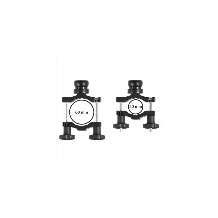 Clamp Roll Bar Mount with 3/4 Flex Arm Base