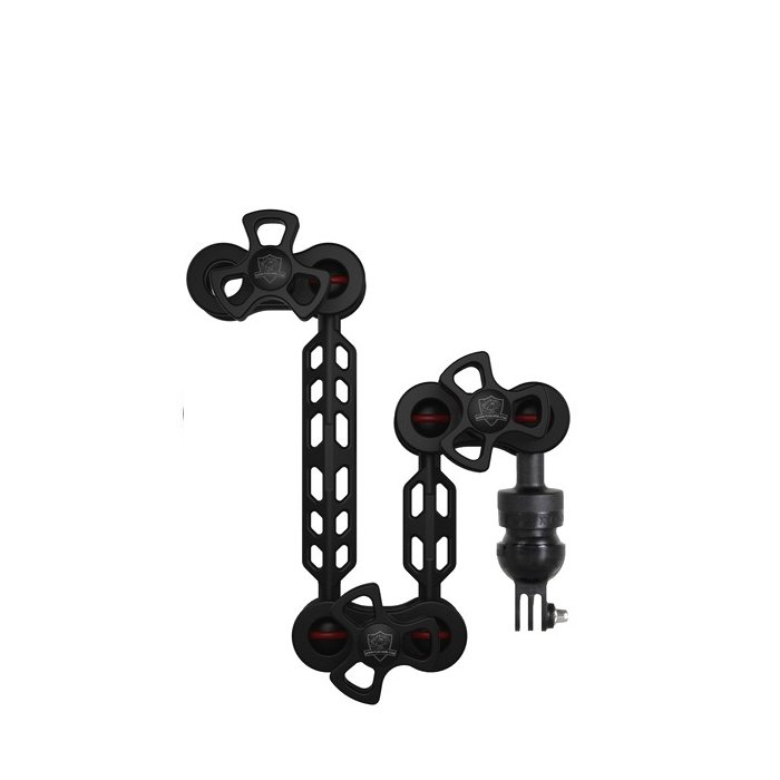 Kit Brazos Plastic Carbon 18-12 Adaptateur GoPro e Foco Qudos