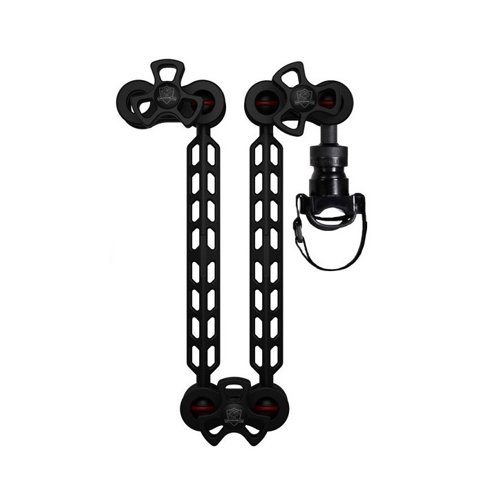 Plastic Carbon Kungelarm Set 24-24 Taschenlampe Halter