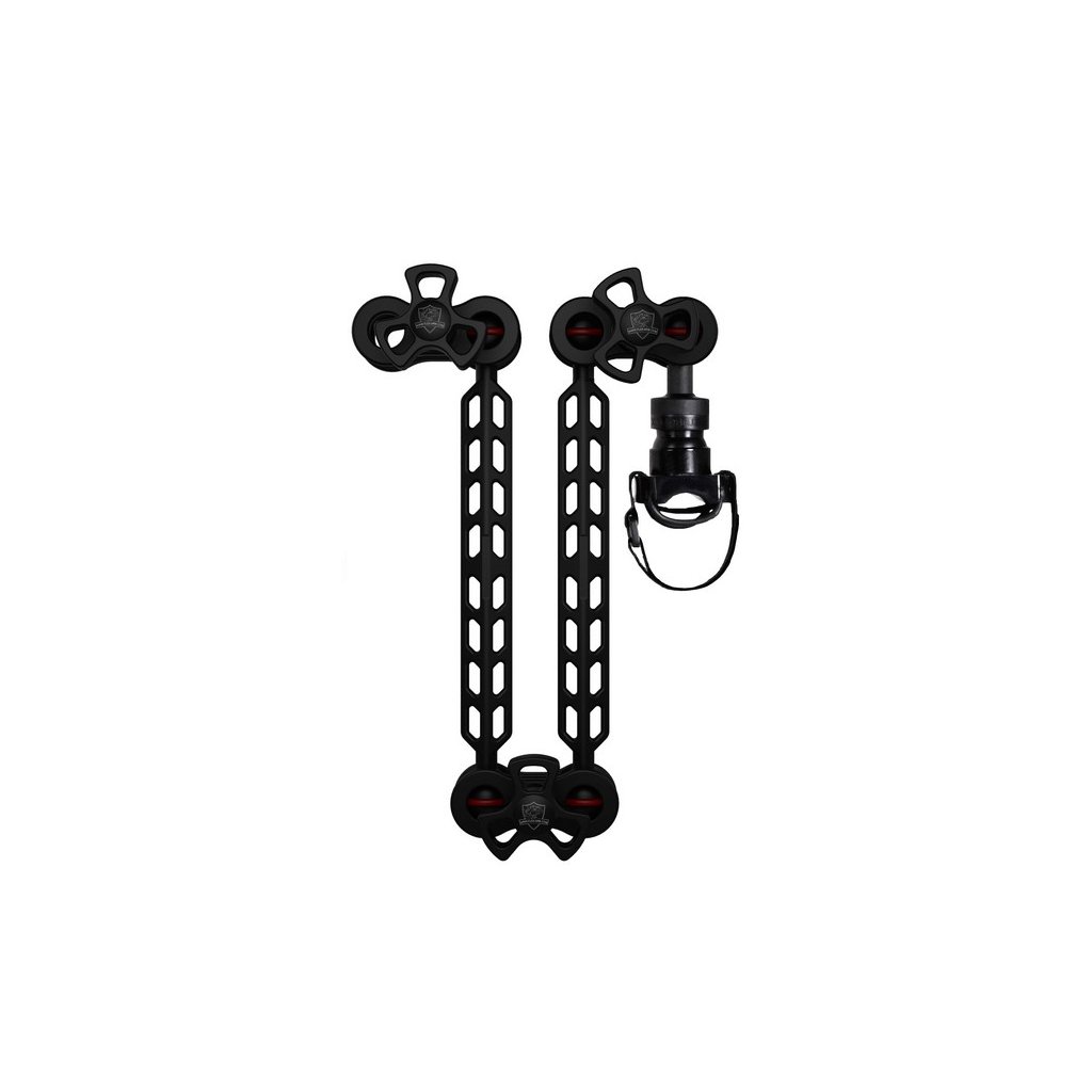 Kit Bras Plastic Carbone 24-24 avec Terminaison Supports Lampes