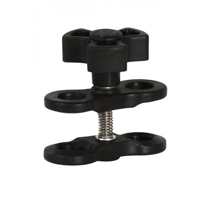 BJ Klammer für Kugelarmsysteme mit Kugeln 25 mm Schwarz