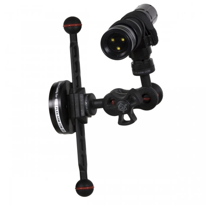 Plastic Carbon Multi Ball Arm 1-inch Ball length 24 cm