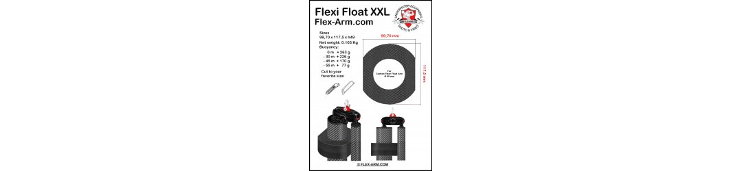 Flexi Float XXL Adjustable Buoyancy  for Carbon Arm