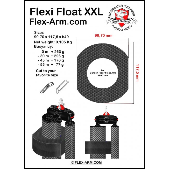 Flexi Float XXL Adjustable Buoyancy  for Carbon Arm