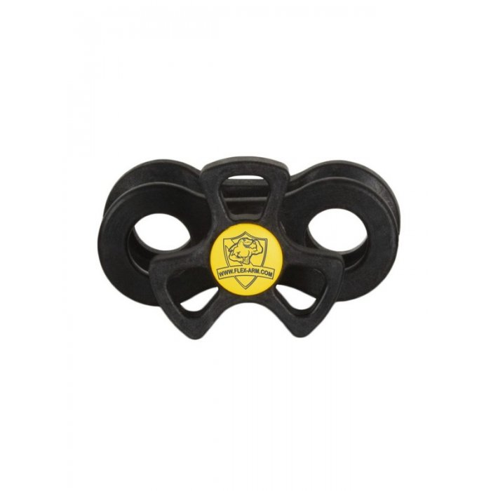 Clamp for Ball Joint Arm Systems with 1-Inch Ball Black-Yellow