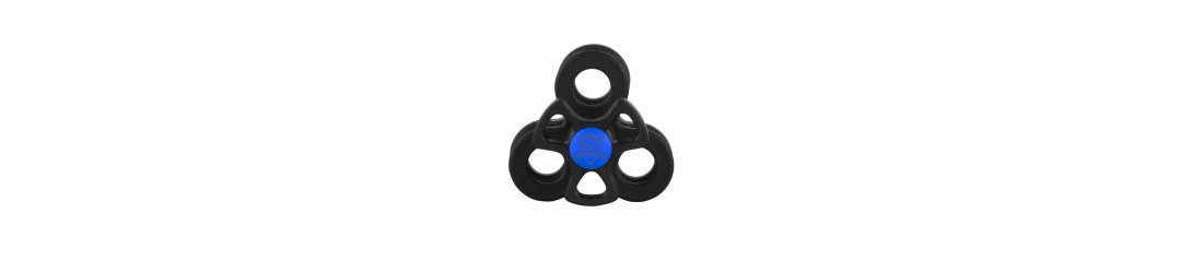 1-inch Triple Ball Clamp Black-Blue