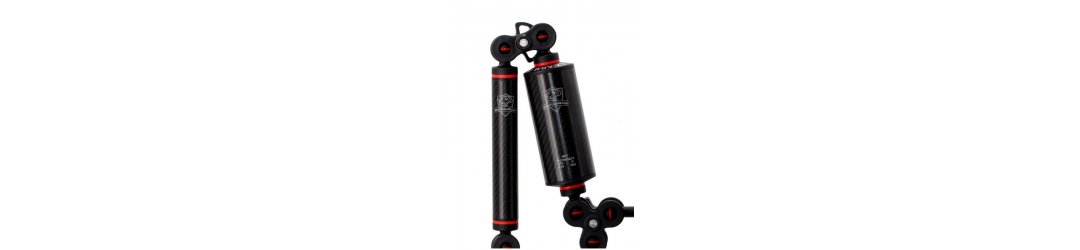 CARBON FIBER FLOAT ARM 60 MM WITH DOUBLE 1-INCH BALL LENGTH 20 CM BUOYANCY 250 G