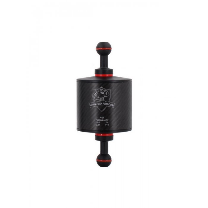 Carbon Blitzarm 90 mm mit Kugeln 25 mm Länge 18 cm Buoyancy 410 g