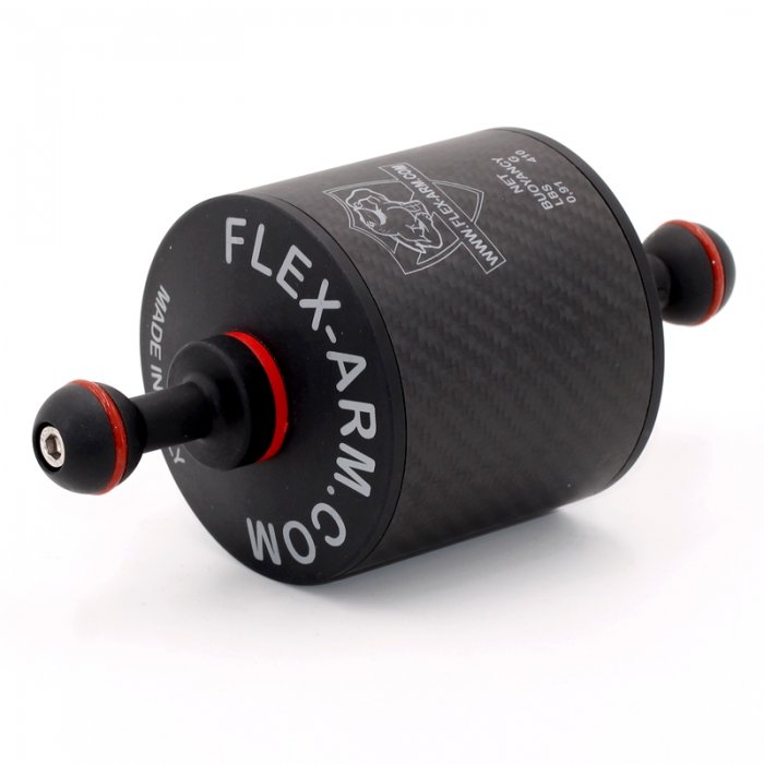 CARBON FIBER FLOAT ARM 90 MM WITH DOUBLE 1-INCH BALL LENGTH 15 CM BUOYANCY 410 G
