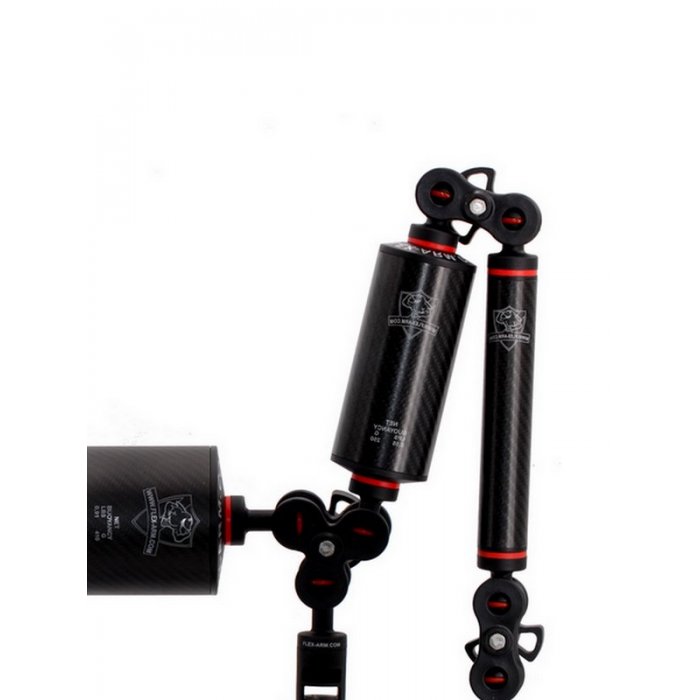CARBON FIBER FLOAT ARM 90 MM WITH DOUBLE 1-INCH BALL LENGTH 25 CM BUOYANCY 800 G