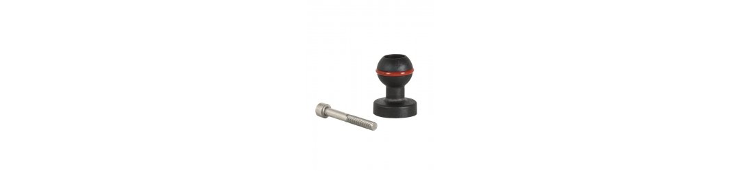 1-Inch Ball with M6 Thread for Carbon Fiber Arms L 40 mm