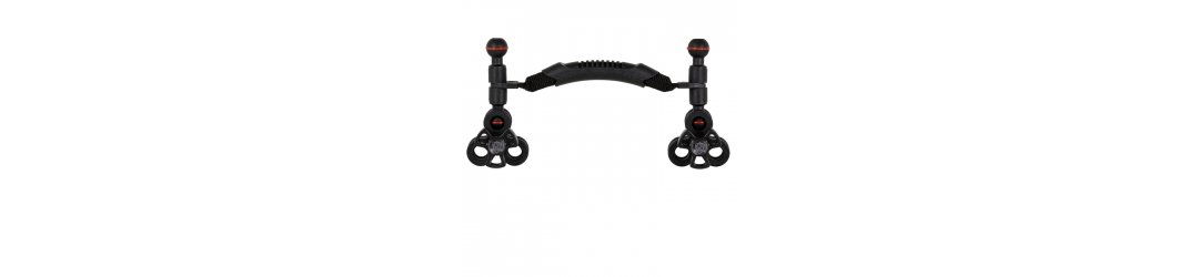 Asa de Trasporte en Pvc y Cordura con 4 Bolas 25 mm y Pinza Triple