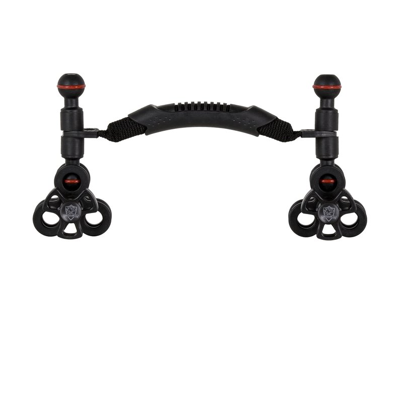 Carrying Handle With Double 1-inch Ball and 2 Triple Clamp