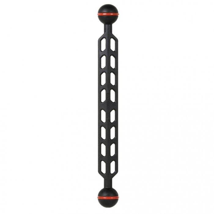 Plastic Carbon Brazo Doble Bola 25 mm Long 24 cm