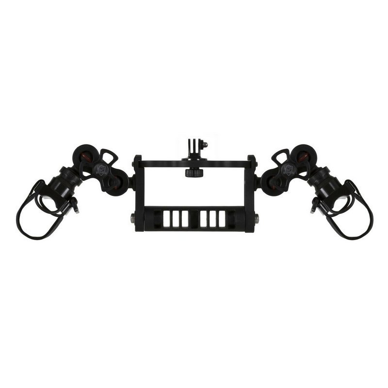 Universelle Goodman-Handle mit Kugel 25 mm Klammer und Unterstützung Taschenlampen Adapter für Action-Kameras GoPro