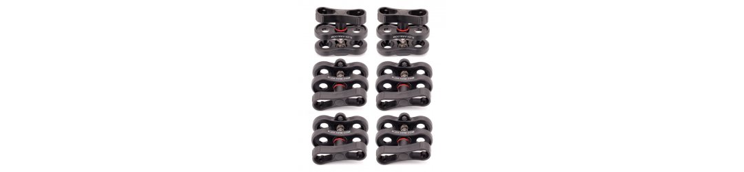 6 Pcs Pince De Serrage Evo45 Kit Pour Boules 25 mm