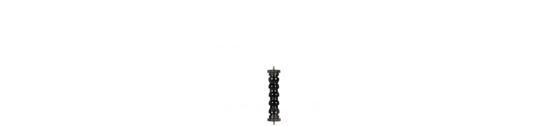 Flexible Arm With Double 1/4 Tripod Screw with Flange Disc Female Thread 14 cm