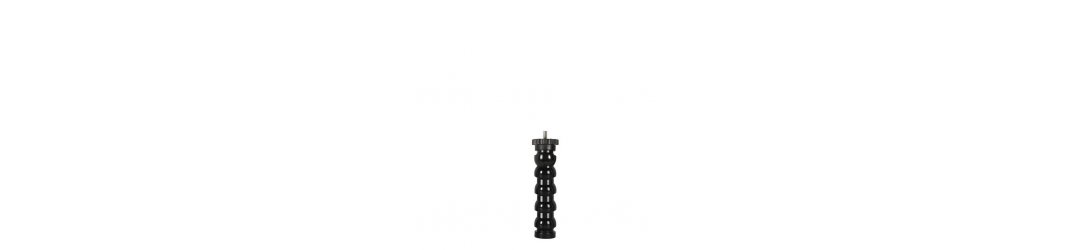 Flexible Arm With 1/4 Female Threaded Bolt and 1/4 Tripod Screw with Flange Disc Female Thread 14 cm