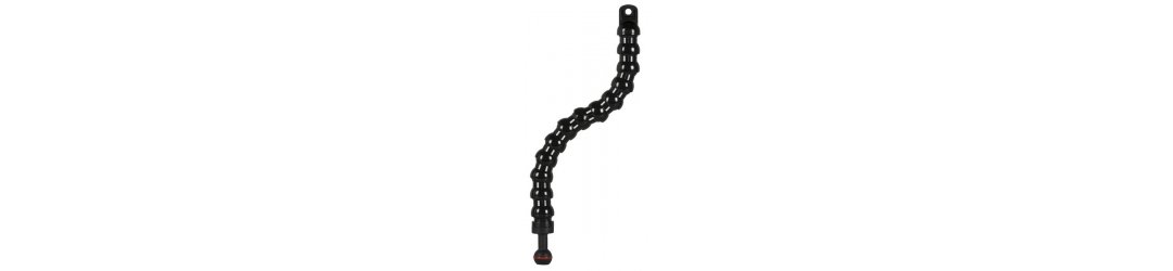 Braccio Flessibile Terminale Ys Sfera 25 mm Lung 40 cm