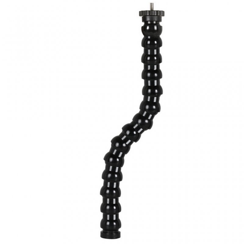 Braccio Flessibile Filetto Femmina M8 Terminale Filetto Maschio 1/4-20 UNC con Ghiera Lung 35 cm