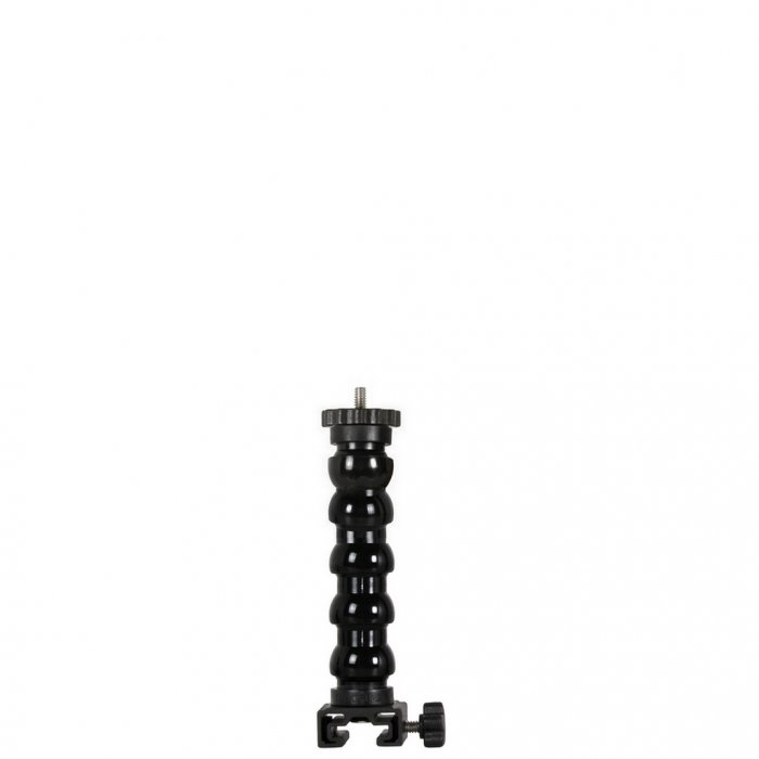 Flexible Arm With T-Connector Base and 1/4 Tripod Screw with Flange Disc Female Thread 16 cm