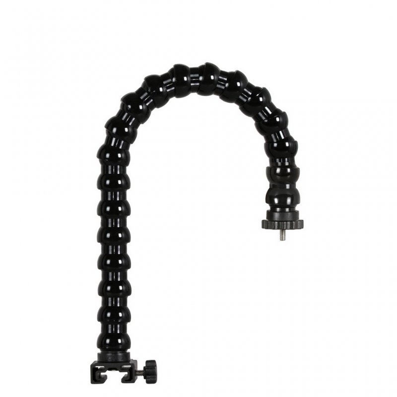 Flexible Arm With T-Connector Base and 1/4 Tripod Screw with Flange Disc Female Thread 47 cm