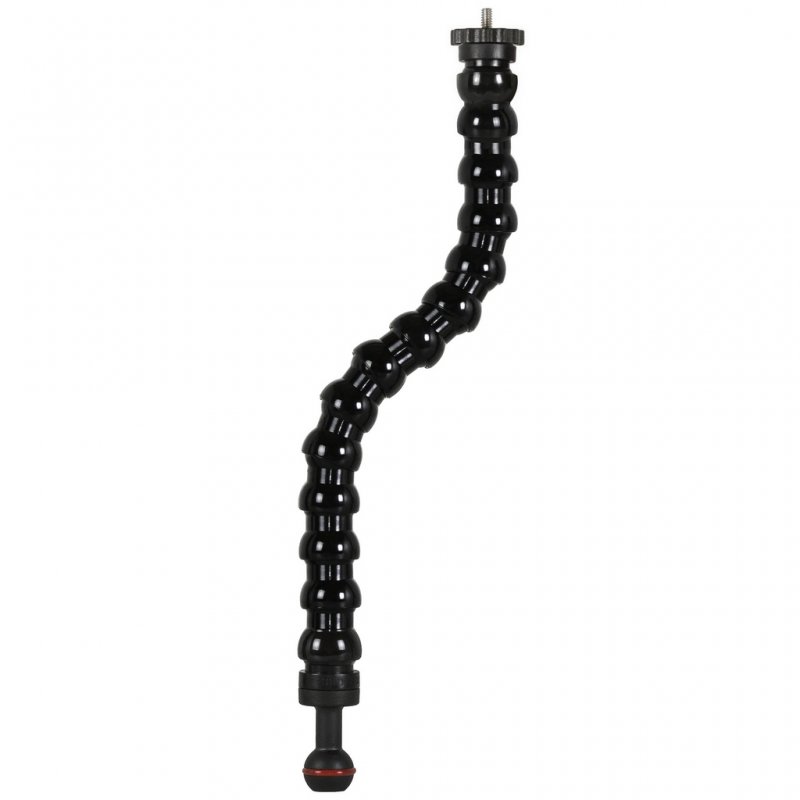 Brazo Flexible con Bola 25 mm y Rosca Macho 1/4 Unc con Arandela de Seguridadde Trípode Long 40 cm