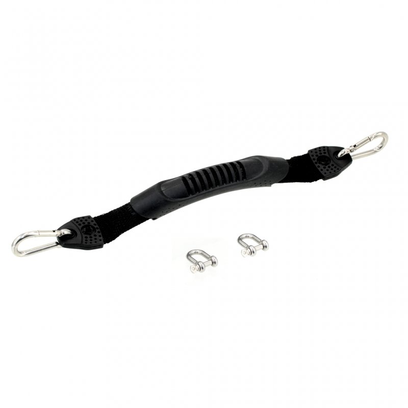 Tragegriff mit Karabinern und Stainless D Shackle 4 mm