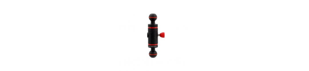 Quick Release Arm with Double 1-Inch Ball 25 mm Leng 130 mm
