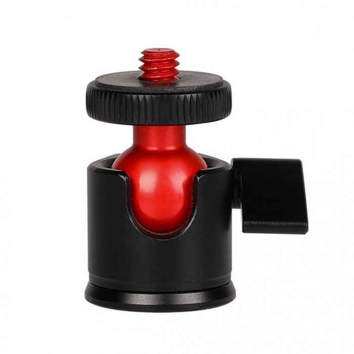 Mini Ball Head 360 Swivel for DSLR Camera Stand Tripod Adapter 1/4 Screw Mount