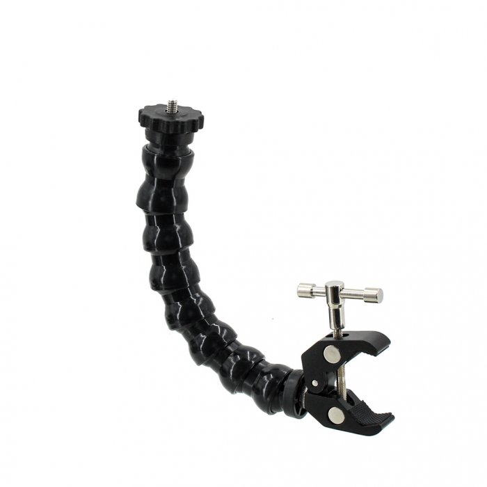 3/4 Flexible Arm 6 Segments with Mini Clamp and 1/4 Screw for Cameras