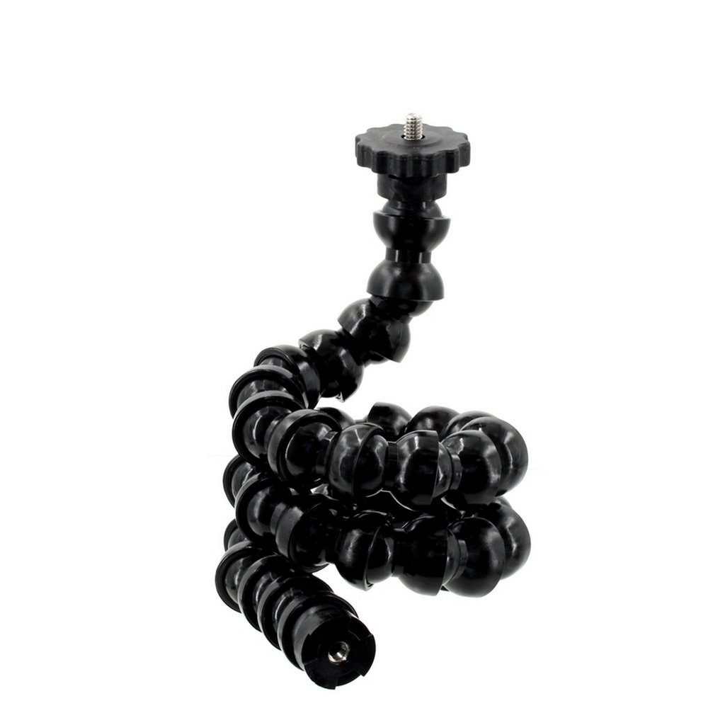 1/2 Bras Flexible Articulé Filet 1/4 Femelle et Filet 1/4 Mâle avec Rondelle Frein Photographique Long 68 cm