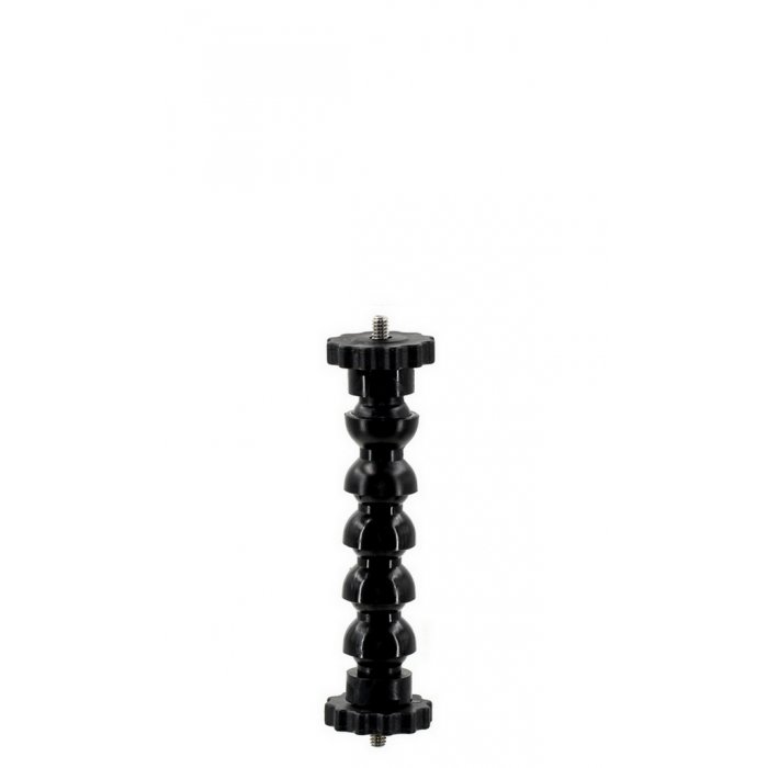 1/2 Flexible Arm Gooseneck With Double 1/4 Tripod Screw with Flange Disc Female Thread 12 cm