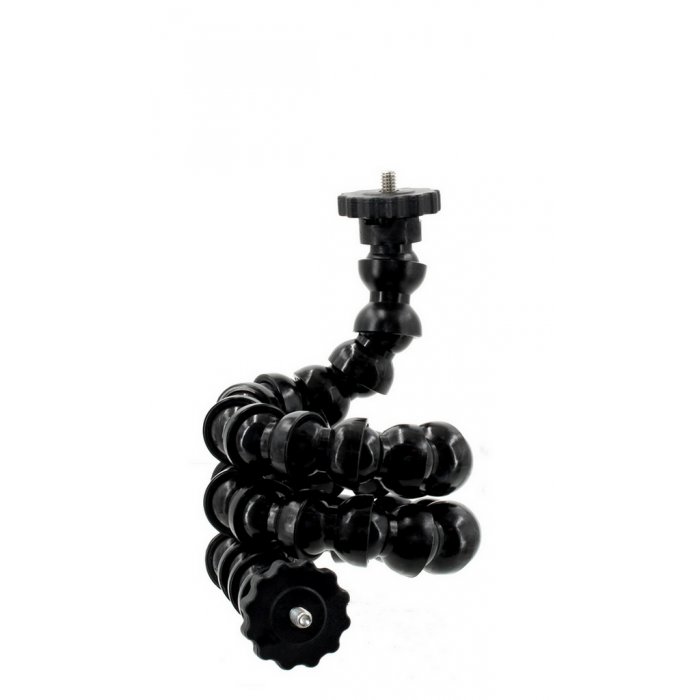 1/2 Bras Flexible Articulé Double Filet 1/4 Mâle avec Rondelle Frein Photographique Long 68 cm