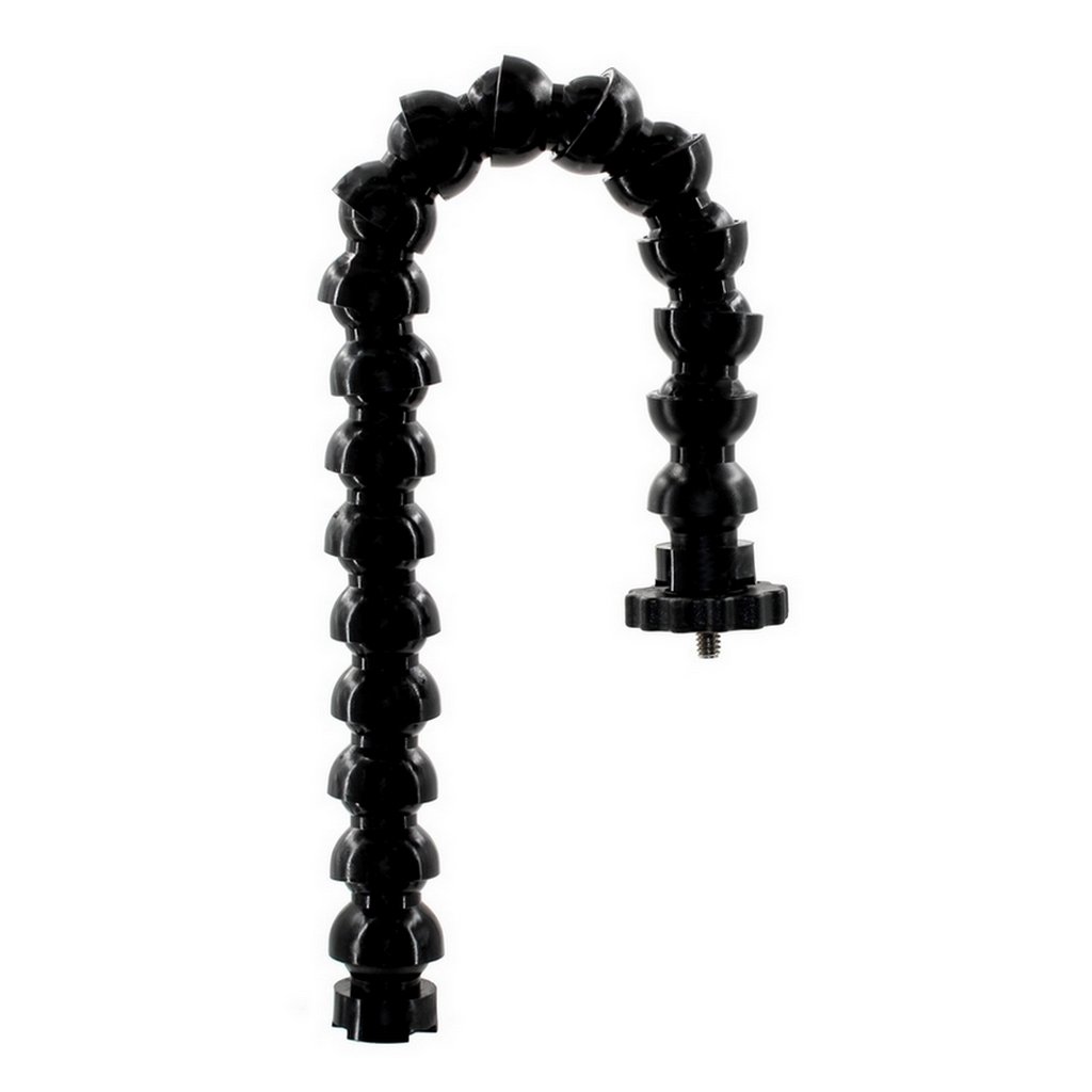 Brazo Flexible 1/2 Rosca Hembra M8 y Rosca Macho 1/4 Unc con Arandela de Seguridadde Trípode Long 38 cm