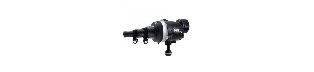 Kameraschiene für Unterwassergehäuse Set AOI Unterwasserblitz Ultra Compact Strobe Q1 und Lichtleiterkabel Optisches