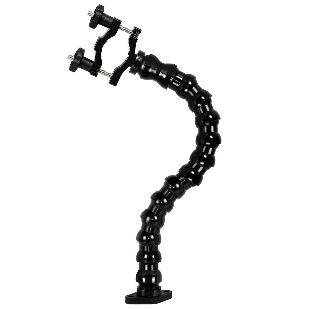 Bras Flexible avec Collier de Serrage et Plaque Diamond AMPS - 35 cm