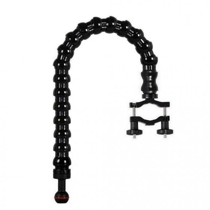 Bras Flexible avec Boule 25 mm et Collier de Serrage - 45 cm