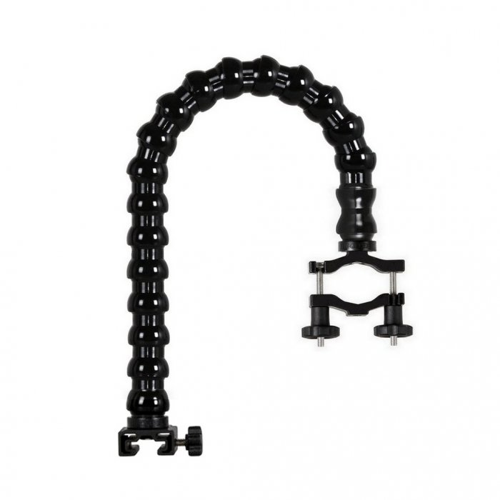 Braccio Flessibile con Adattatore Slitta T1 e Terminale Fascetta Stringitubo - 45 cm