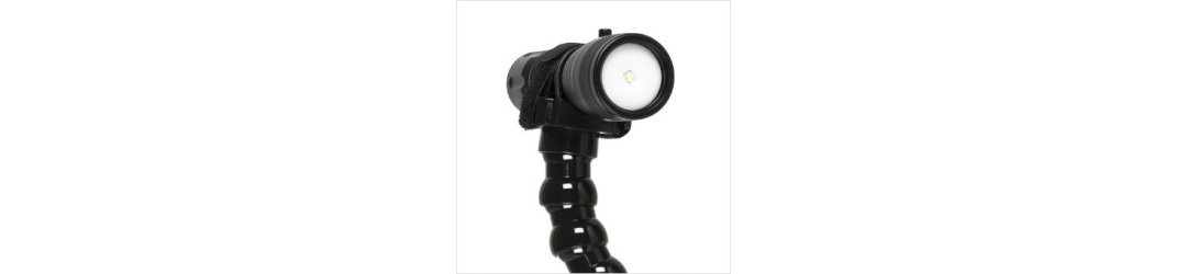 Cold Shoe Mount with Universal Lights Adapter