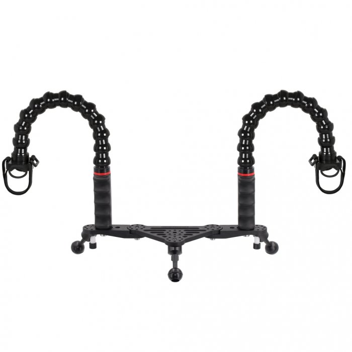 Platine Modulaire avec Poignées Bras Flexibles Support Lampes