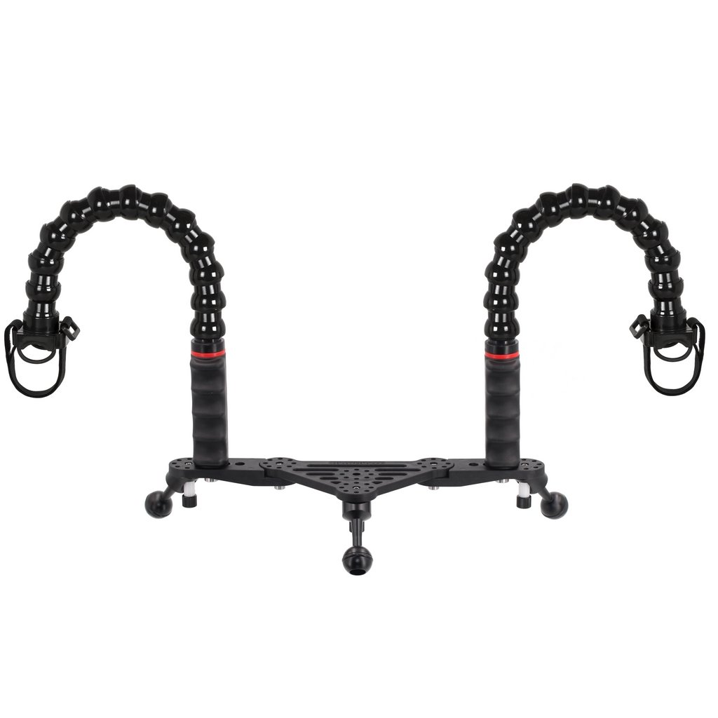 Platine Modulaire avec Poignées Bras Flexibles Support Lampes